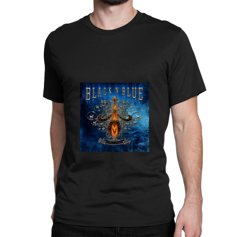 Black 'n Blue Poster Classic T-shirt by tgrier2music | Artistshot