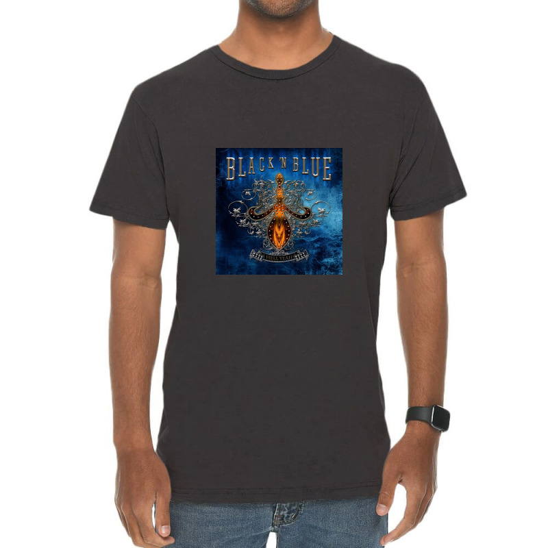 Black 'n Blue Poster Vintage T-Shirt by tgrier2music | Artistshot