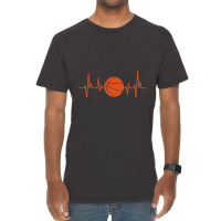 Bball Tshirt Heartbeat Basketball Tshirt Vintage T-shirt | Artistshot