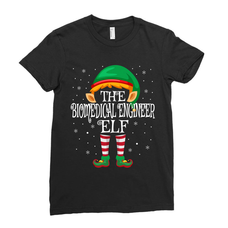 Family Matching Group Christmas The Biomedical Engineer Elf T Shirt Ladies Fitted T-Shirt by DianneHenderson91 | Artistshot