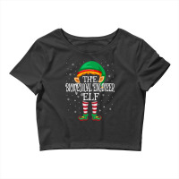 Family Matching Group Christmas The Biomedical Engineer Elf T Shirt Crop Top | Artistshot