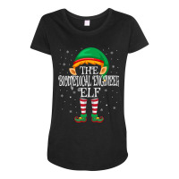 Family Matching Group Christmas The Biomedical Engineer Elf T Shirt Maternity Scoop Neck T-shirt | Artistshot