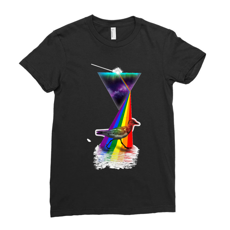 Vintage Retro Prism Woodcock Ladies Fitted T-Shirt by WirtzRichard | Artistshot