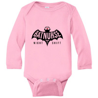 Bat Nurse Night Shift Long Sleeve Baby Bodysuit | Artistshot