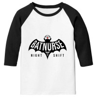 Bat Nurse Night Shift Youth 3/4 Sleeve | Artistshot