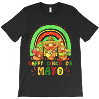 Womens Cute Gnome Cinco De Mayo Rainbow Mexican Fiesta Match Outfit T-shirt | Artistshot