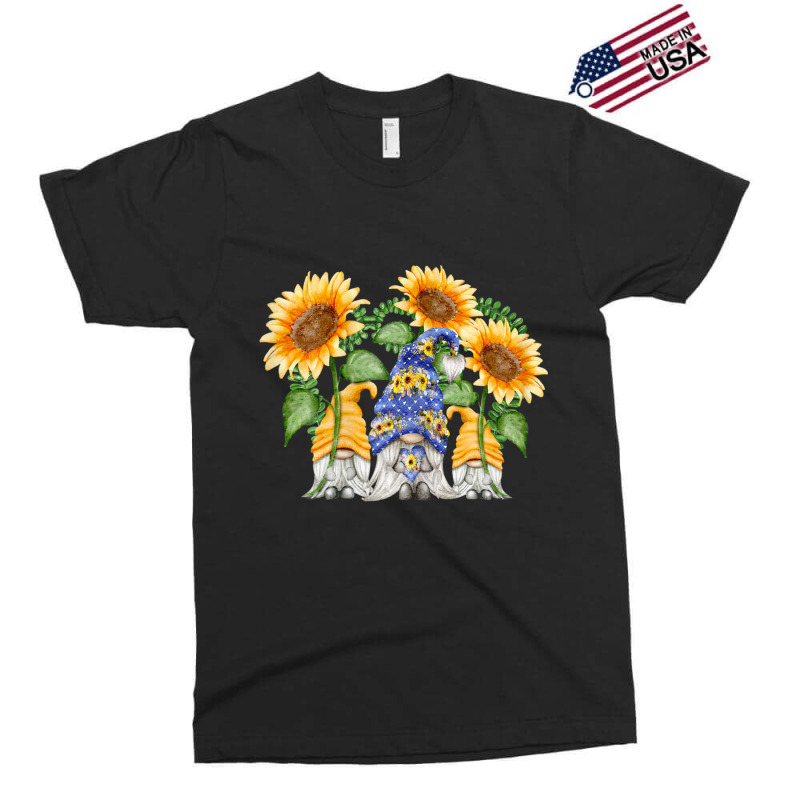 Womens Floral Sunflower Gnome Love & Heart For Hippies And Gardener Exclusive T-shirt | Artistshot