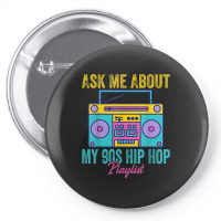 90s Hip Hop Clothing Rap Music Nostalgia Old School Gangster Men Women Pin-back Button | Artistshot