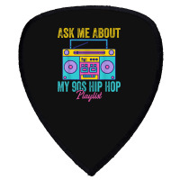 90s Hip Hop Clothing Rap Music Nostalgia Old School Gangster Men Women Shield S Patch | Artistshot