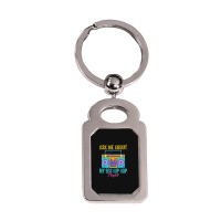 90s Hip Hop Clothing Rap Music Nostalgia Old School Gangster Men Women Silver Rectangle Keychain | Artistshot