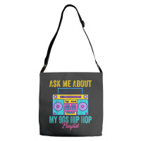 90s Hip Hop Clothing Rap Music Nostalgia Old School Gangster Men Women Adjustable Strap Totes | Artistshot