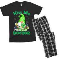 Womens Funny Doctor Nurse Gnomes St Patrick's Day Tee Nursing Lover Men's T-shirt Pajama Set | Artistshot