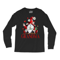 Womens Funny Love Being Called Grandma Gnome Valentine Day Matching Long Sleeve Shirts | Artistshot