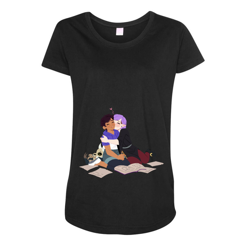 Retro Vintage Amity Blight Animations Characters Maternity Scoop Neck T-shirt by TeaganArtists | Artistshot