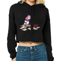 Retro Vintage Amity Blight Animations Characters Cropped Hoodie | Artistshot