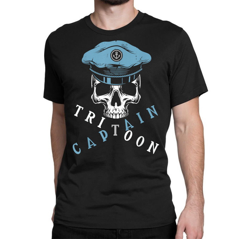 Boating Tritoon Captain Flatboat Life Pontoon For Men Women T Shirt Classic T-shirt | Artistshot