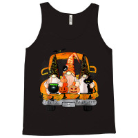 Womens Gnome Witch Halloween Pumpkin Autumn Fall Holiday 2022 Tank Top | Artistshot