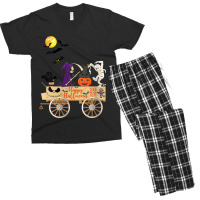 Womens Gnome Witch Halloween Pumpkin Autumn Fall Holiday 2022 Men's T-shirt Pajama Set | Artistshot