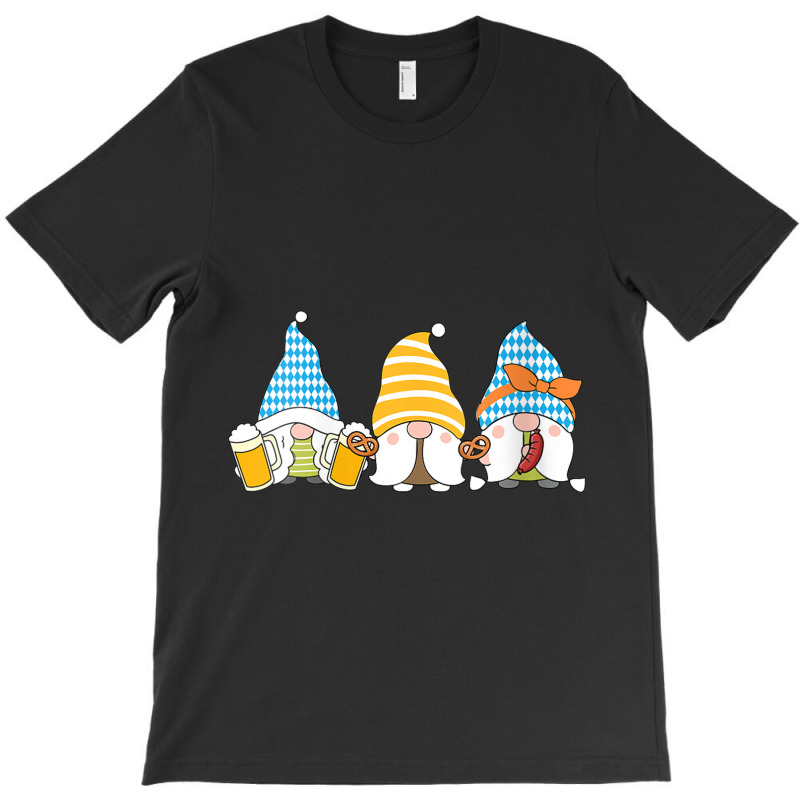 Womens Gnomes Eating Oktoberfest Prfetzel Sausage Bratwurst German T-shirt | Artistshot