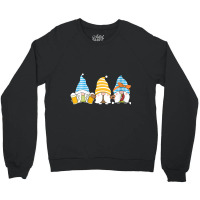 Womens Gnomes Eating Oktoberfest Prfetzel Sausage Bratwurst German Crewneck Sweatshirt | Artistshot