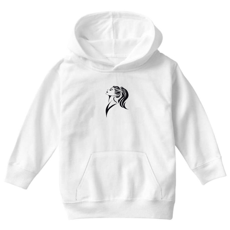 Beautiful Confidant Girl Youth Hoodie by fahedyasin | Artistshot