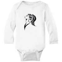 Beautiful Confidant Girl Long Sleeve Baby Bodysuit | Artistshot