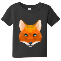 Geometric Animal Fox Baby Tee | Artistshot