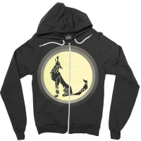 Wolf Full Moon T  Shirt Wolf Full Monn T  Shirt Zipper Hoodie | Artistshot