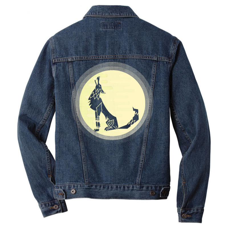 Wolf Full Moon T  Shirt Wolf Full Monn T  Shirt Men Denim Jacket by deadwoodaccidental | Artistshot