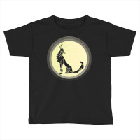 Wolf Full Moon T  Shirt Wolf Full Monn T  Shirt Toddler T-shirt | Artistshot