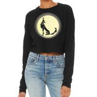 Wolf Full Moon T  Shirt Wolf Full Monn T  Shirt Cropped Sweater | Artistshot