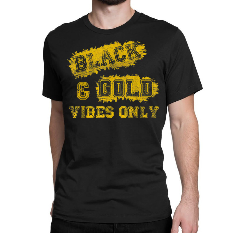 Black & Gold Game Day Group Shirt for High School Football 