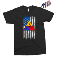 5th Armored Division 5th Ad American Flag Long Sleeve T Shirt Exclusive T-shirt | Artistshot