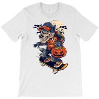 Skateboard Werewolf Kids Halloween T Shirt T-shirt | Artistshot