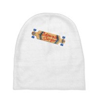 Sidewalk Surfer Longboard Skater T Shirt Baby Beanies | Artistshot