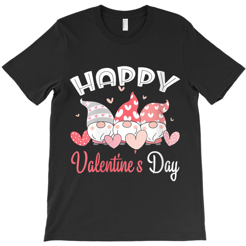 Womens Happy Valentine's Day Gnome Heart For Women Men Couples T-shirt | Artistshot