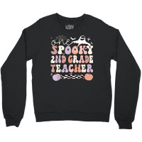 Spooky Second Grade Teacher Halloween 2nd Grade Teacher T Shirt Crewneck Sweatshirt | Artistshot