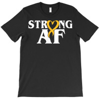 Strong Childhood Cancer Awareness Month T Shirt T-shirt | Artistshot