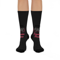 Friesian Horse T  Shirt Friesian Horse Girl T  Shirt Crew Socks | Artistshot