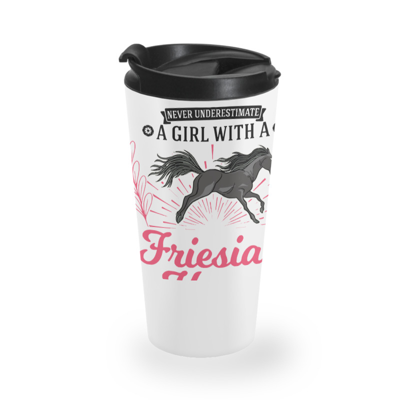 Friesian Horse T  Shirt Friesian Horse Girl T  Shirt Travel Mug | Artistshot