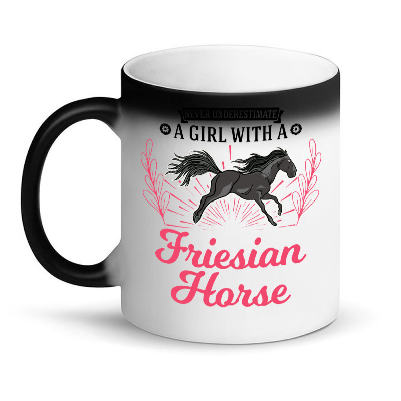 Friesian Horse T  Shirt Friesian Horse Girl T  Shirt Magic Mug | Artistshot