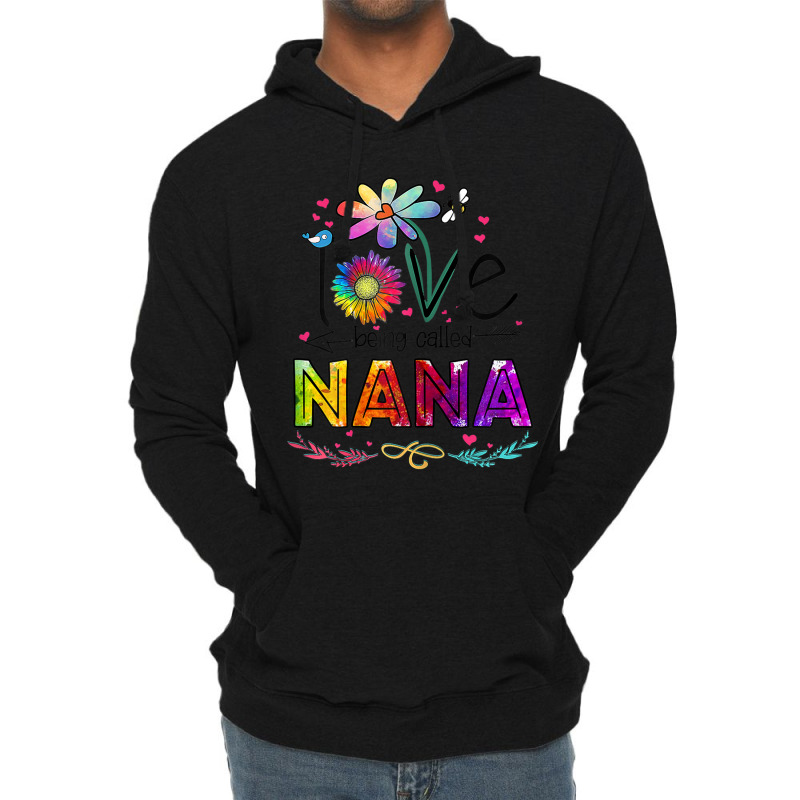 Womens I Love Being Called Nana Daisy Flower Cute Mother's Day Lightweight Hoodie | Artistshot