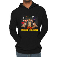 Womens I Smell Childen Funny Halloween Chihuahua Lightweight Hoodie | Artistshot