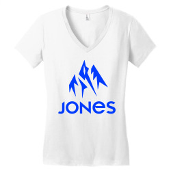 jones snowboard Women's V-Neck T-Shirt | Artistshot