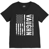 Vaughn Last Name Funny Surname Team Vaughn Family Reunion T Shirt V-neck Tee | Artistshot