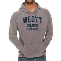 Weott California Ca Vintage Athletic Sports Design T Shirt Vintage Hoodie | Artistshot