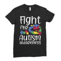 Fight For Autism Awareness World Autism Awareness Day 2021 T Shirt Ladies Fitted T-shirt | Artistshot