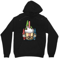 Womens Kawaii Gnomes Boba Milk Tea Bubble Tea Anime Unisex Hoodie | Artistshot