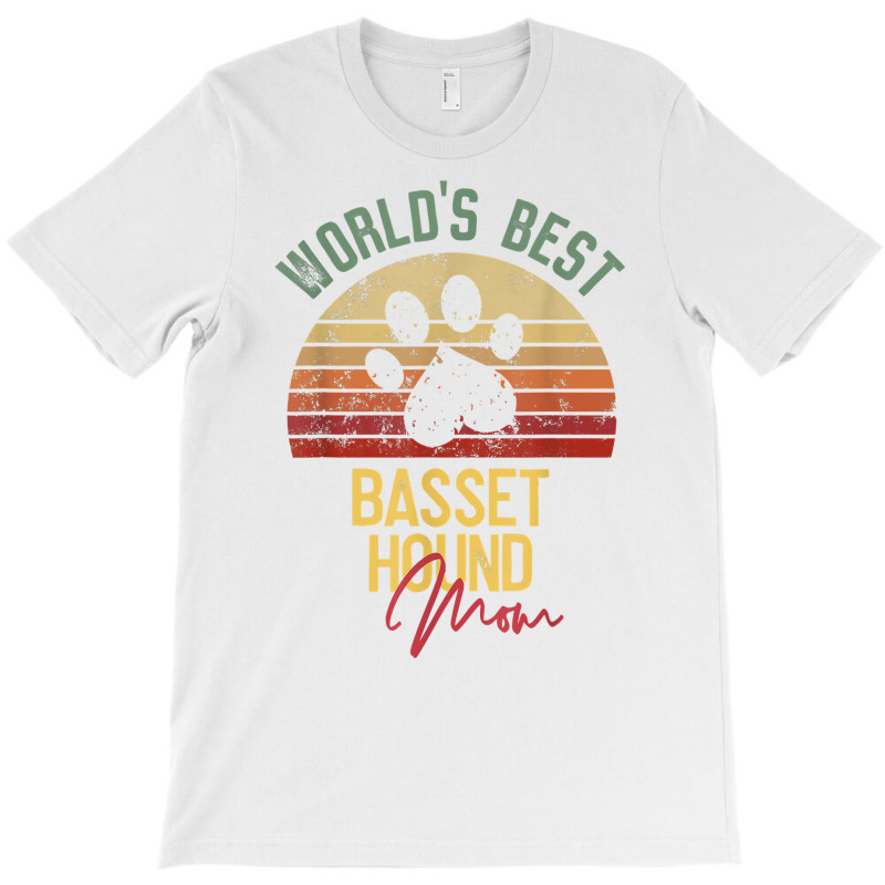 World´s Best Basset Hound Mom T Shirt T-shirt | Artistshot