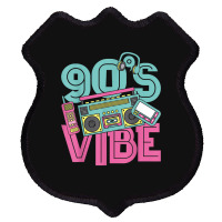 90s Vibe Vintage 1990s Music 90s Costume Party Nineties Characters Car Shield Patch | Artistshot